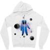 Space Astronot Zipper Hoodie
