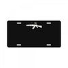 banksy style ak47 art   funny License Plate