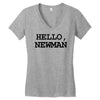hello newman funny t shirt seinfeld vandelay tee s 3xl Women's V-Neck T-Shirt