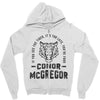 if you see the tiger you're too late you're food 2400x3200 Zipper Hoodie