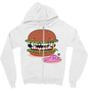 monster burger Zipper Hoodie
