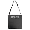 i french kissed kelly kapowski Adjustable Strap Totes