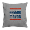 mayor haggar Throw Pillow