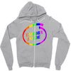 unicorns,unicorn inside,funny Zipper Hoodie