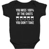 missed shots Baby Bodysuit