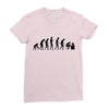 evolution computer Ladies Fitted T-Shirt