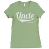 uncle since 2015 Ladies Fitted T-Shirt
