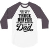Truck Driver Dad 3/4 Sleeve Shirt