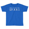 there's no place like 127.0 Toddler T-shirt