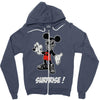 mickey mouse la face cachee en Zipper Hoodie