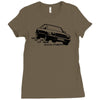 mercedes benz w126 Ladies Fitted T-Shirt