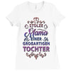 stolze mama einer grossartigen tochter hoodie Ladies Fitted T-Shirt