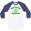 recycled hipster 3/4 Sleeve Shirt