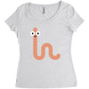 cacing bae senyum Women's Triblend Scoop T-shirt