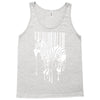 banksy street art zebra bar code Tank Top