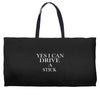 i can drive a stick Weekender Totes