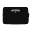 contradictions Laptop sleeve