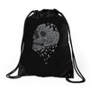 skull triangle Drawstring Bags