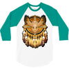 native owl 3/4 Sleeve Shirt