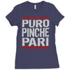 puro pinche pari funny Ladies Fitted T-Shirt