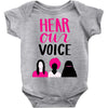 Women's March Hear Our Voice Baby Onesie