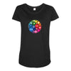 ALL TOP BRAND Maternity Scoop Neck T-shirt