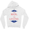 the man   the legend funny Zipper Hoodie