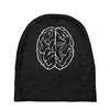 funny male brain ideal birthday gift or present Baby Beanies