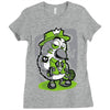 bird and money Ladies Fitted T-Shirt