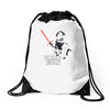 everything is darkness Drawstring Bags