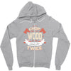 chop your own wood it will warm you twice Zipper Hoodie