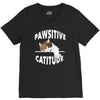 pawsitive catitude V-Neck Tee
