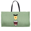 plankton face Weekender Totes
