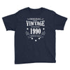 original parts vintage established 1990 perfectly aged Youth Tee