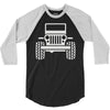 jeep wrangler 3/4 Sleeve Shirt