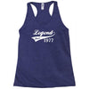 legend since 1977, funny Racerback Tank