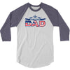 best american dad 3/4 Sleeve Shirt