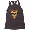 pizza skull Racerback Tank