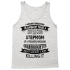 Super Cool Stepmom Of A Freaking Awesome Granddaughter Tank Top