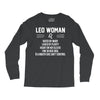 Leo Woman Long Sleeve Shirts