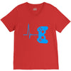 game heart beat V-Neck Tee