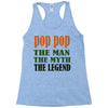 pop pop the man the myth the legend Racerback Tank