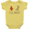 i'll wait Baby Onesie