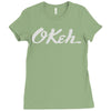 okeh records Ladies Fitted T-Shirt