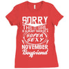 This Girl Is Taken By A Super Sexy November Boyfriend Ladies Fitted T-Shirt