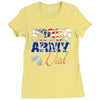 proud army dad 3 Ladies Fitted T-Shirt