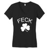 feck Women's V-Neck T-Shirt