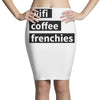wifi, coffee, frenchies Pencil Skirts