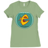 angry goldfish cartoon Ladies Fitted T-Shirt