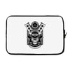 samurai skull Laptop sleeve
